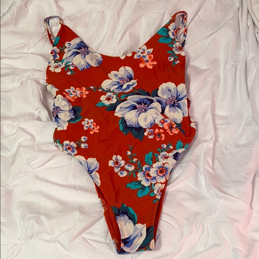 Aerie floral one piece